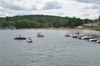 Weirs Beach, NH - Weirs Beach from MV Mt. Washington